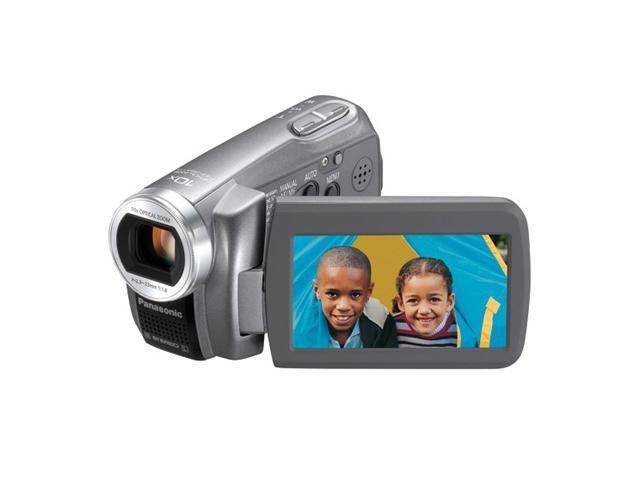 Panasonic SDR-S7S Silver 2.7"LCD 10x Variable Speed Zoom Shock-Resistant SD Camcorder
