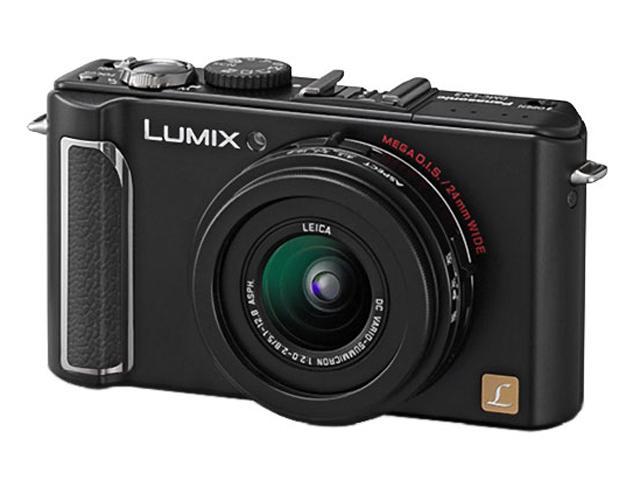 Panasonic LUMIX DMC-LX3 Black 10.1 MP 24mm Wide Angle Digital Camera ...