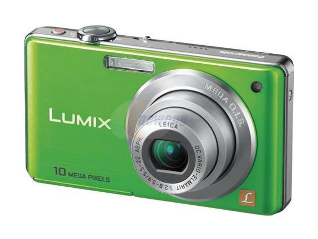 jogger beven Draad Panasonic LUMIX DMC-FS7 Green 10.1 MP Digital Camera - Newegg.com