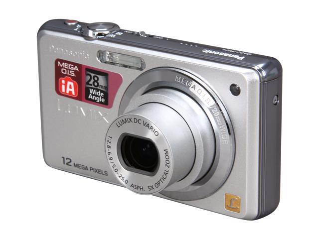 Panasonic LUMIX DMC-FH1 Silver 12 MP 28mm Wide Angle Digital Camera ...