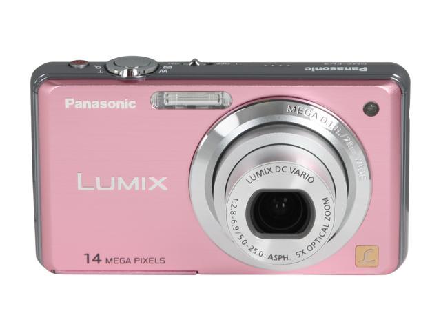 Panasonic LUMIX DMC-FH3 Pink 14 MP 28mm Wide Angle Digital Camera