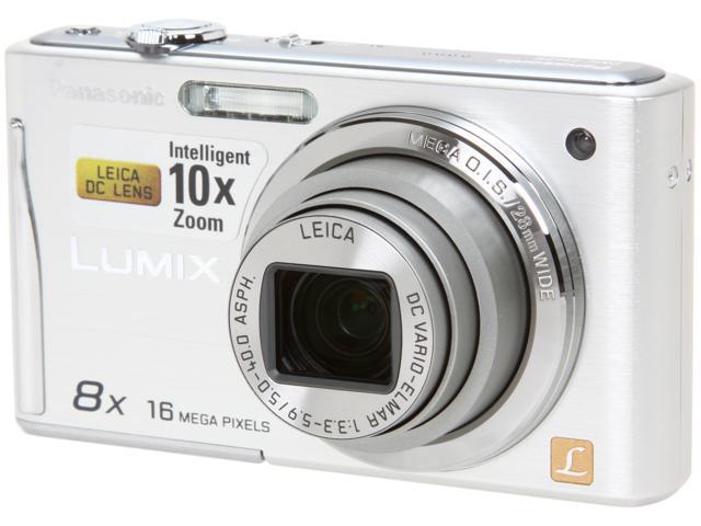 Panasonic DMC-FH25S Silver 16.1 MP 8X Optical Zoom 28mm Wide Angle Digital Camera
