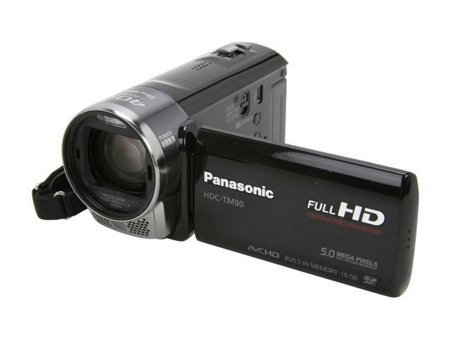 Panasonic Hdc Tm90k Black High Definition Hdd Flash Memory Camcorder Newegg Com