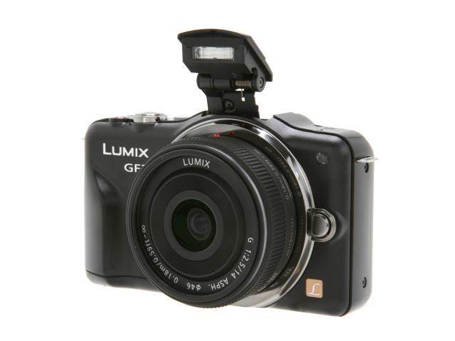 Panasonic LUMIX DMC-GF3CK Black 12.1 MP 3.0" 460K Touch LCD Digital Interchangeable Lens System Camera w/ 14mm Lens