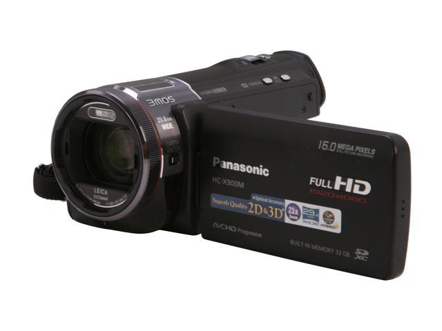 Panasonic HC-X900MK Black Full HD Flash Memory Camcorder