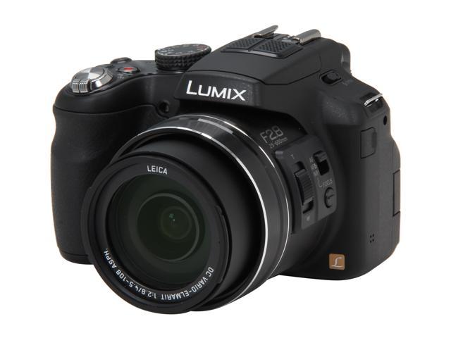 Panasonic LUMIX FZ200 Black 12.1 MP 24X Optical Zoom 25mm Wide Angle Digital Camera HDTV Output