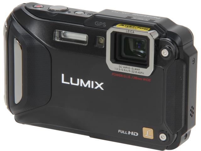 Panasonic LUMIX DMC-TS5K Black 16.1 MP 3.0" 460K WiFi Enabled Lifestyle Tough Camera