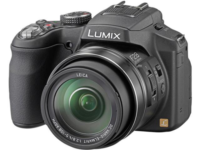 Panasonic LUMIX FZ200 Black 12.1 MP 25mm Wide Angle Digital Camera with ...