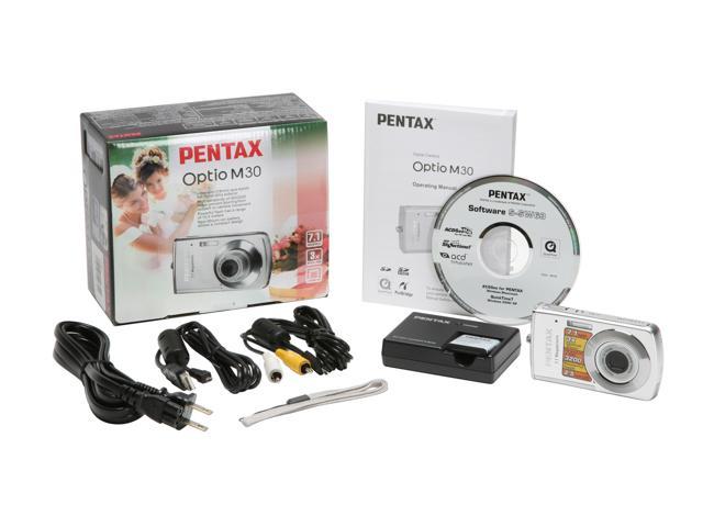 PENTAX Optio M30 Silver 7.1 MP 3X Optical Zoom Digital Camera