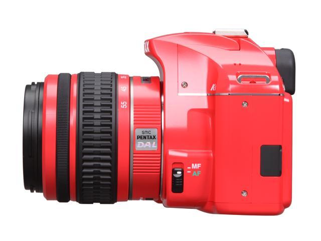 PENTAX K-x Red Digital SLR Camera w/ Red smc PENTAX-DAL 18-55mm f