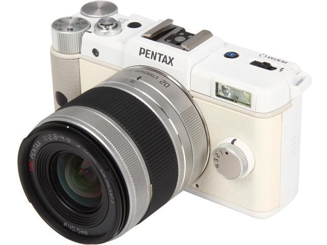 PENTAX Q 15170 White Digital Camera with 02 Standard Zoom Lens