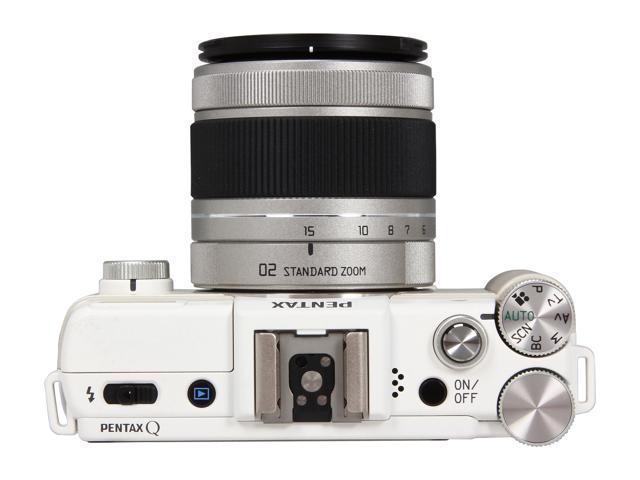 PENTAX Q 15170 White Digital Camera with 02 Standard Zoom 