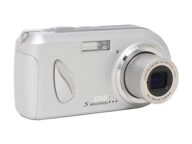 DXG DXG518 Silver 5.0 MP Digital Camera - Newegg.com