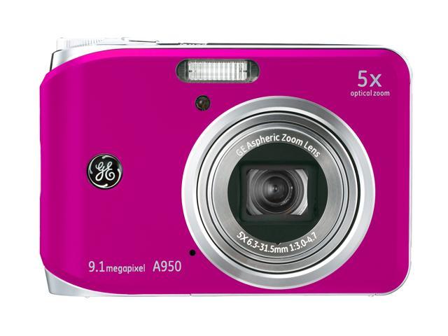 GE A950 Pink 9.1 MP 5X Optical Zoom Digital Camera