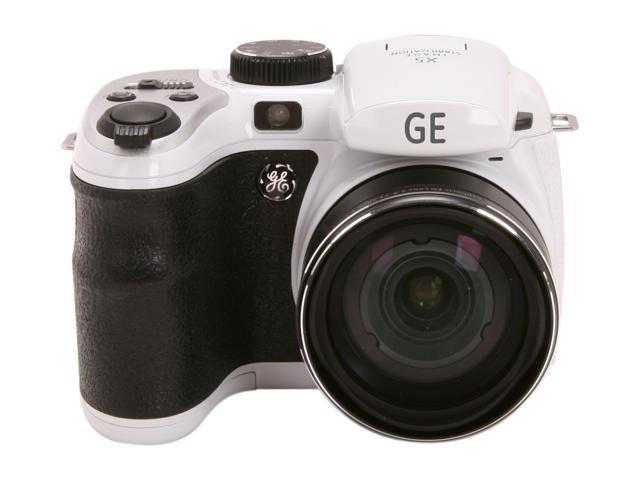 Open Box: GE X5-WH/B White 14.1 MP 27mm Wide Angle Bridge Digital Camera -  Newegg.com
