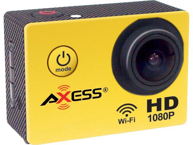 AXESS CS3602-YL Yellow 1.5" Full HD 1080P Action Sports Camera