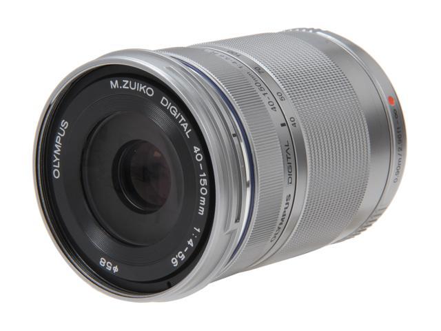 Olympus Vsu000 M Zuiko Digital Ed 40 150mm F4 0 5 6 R Lens Silver Newegg Com