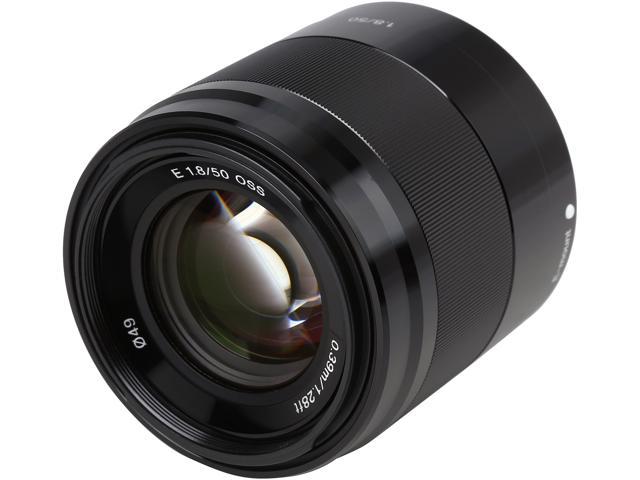 Sony E 50mm f/1.8 OSS Lens (Black) - Newegg.com