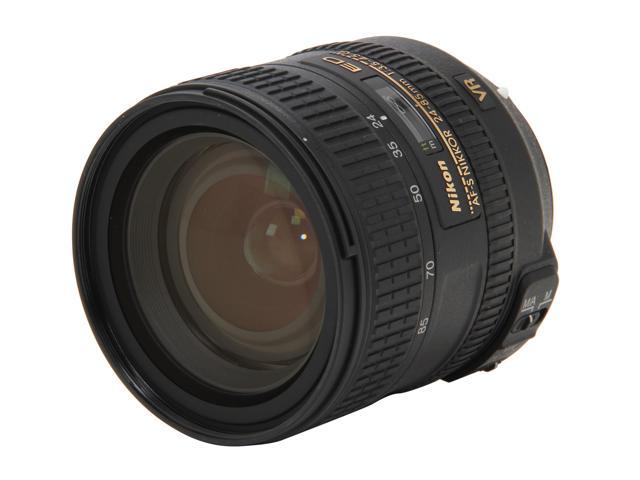 Nikon 2204 SLR Lenses AF-S NIKKOR 24-85mm f/3.5-4.5G ED VR Lens Black