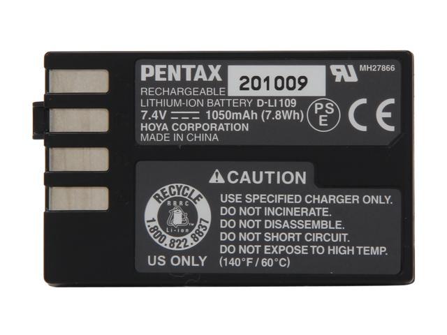 PENTAX D-LI109 1-Pack Li-Ion Rechargeable Li-Ion Battery