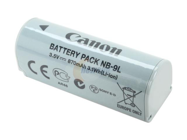 Akkus Für Canon NB-9L – 3,7V, 600 MAh, Li-Ion, Kompatibel Mit Original, Inkl. Schutzschaltung