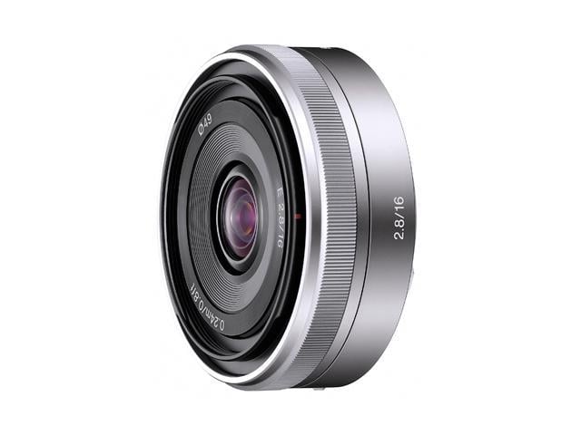 SONY SEL16F28 Compact ILC Lenses 16mm f/2.8 Wide-Angle Lens Silver