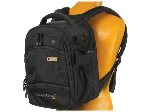 Naneu Pro UrbanGear U60n Carrying Case (Backpack) for 13.3' Notebook, Camera, Lens, Camera Flash - Black