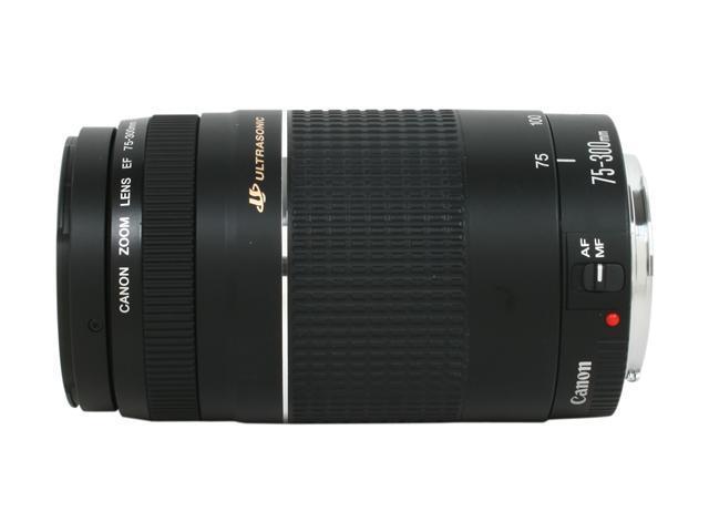 Canon Ef 75 300mm F 4 5 6 Iii Usm Slr Lenses Telephoto Zoom Lens Black Newegg Com