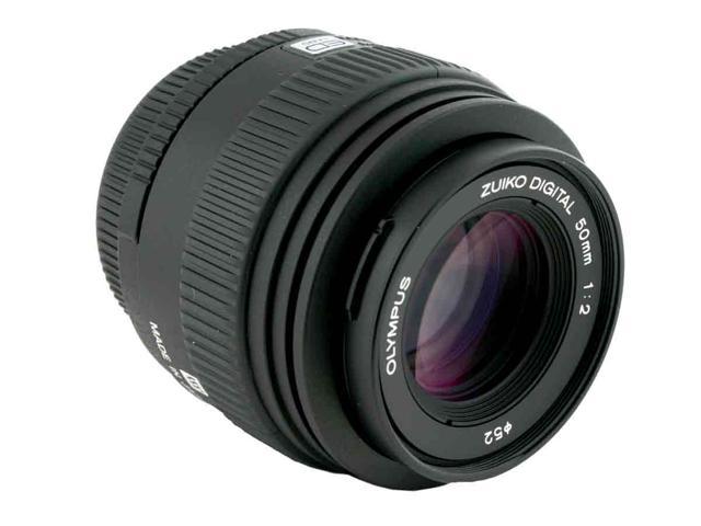 OLYMPUS 50mm F/2.0 MACRO Macro ED Zuiko Digital Lens Black