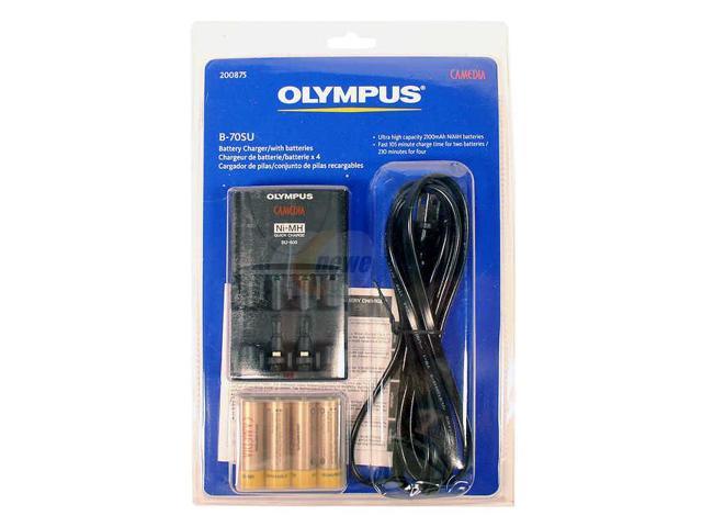 OLYMPUS B-70SU Rechargeable Batteries & Charger Kit - Newegg.com