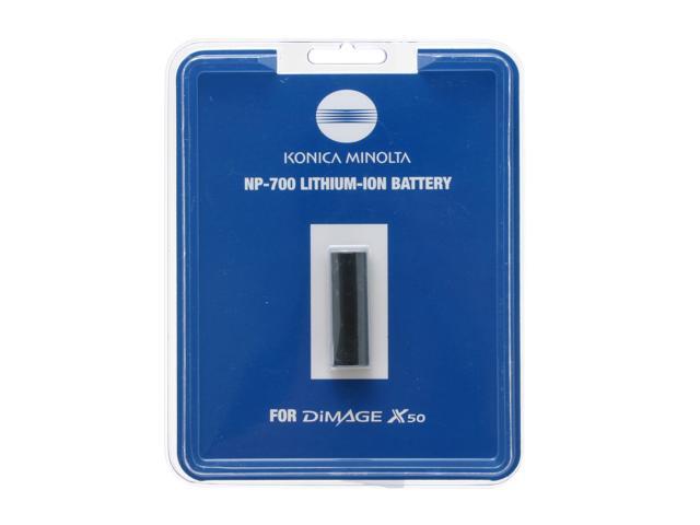 Batteria T6 Power per Konica Minolta Dimage A200, Li-Ion, 7,4 V, 800 mAh (5,9 Wh), nero