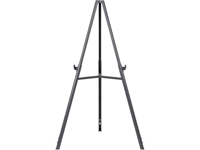 Photo 1 of (NON-REFUNDABLE) MasterVision Quantum Heavy Duty Display Easel, 35.62" to 61.22" High, Plastic, Black
