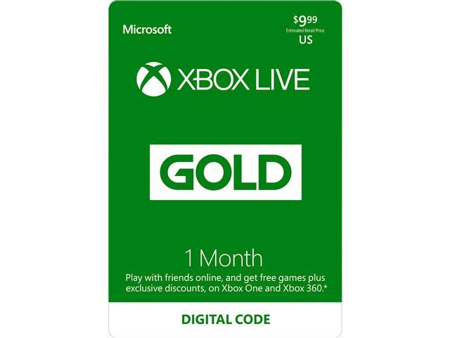 xbox live gold deals digital code