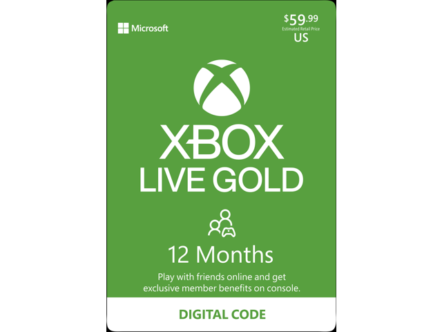 One year xbox live gold clearance membership