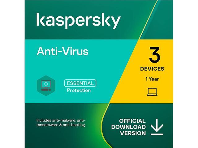 Kaspersky Anti-Virus 2024 1 Year / 3 Device - Download