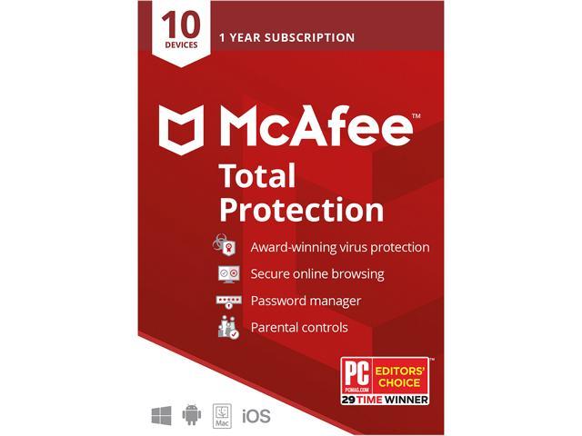 McAfee Total Protection - 10 Devices / 1 Year