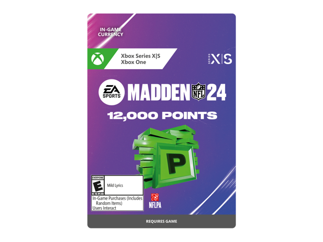 : Madden NFL 17: MUT 12000 Madden Points Pack - Xbox One Digital  Code : Everything Else