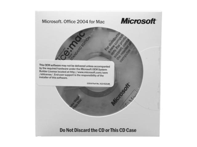 Microsoft Office 2004 for Mac - OEM