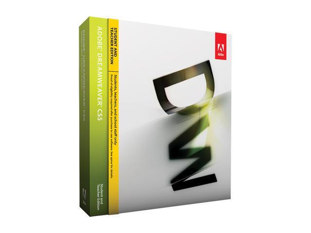 Adobe Dreamweaver Cs5 Student And Teacher Edition