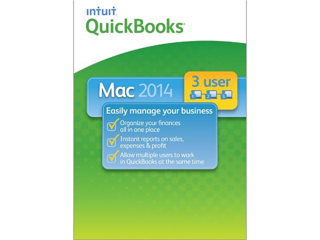 Intuit Quickbooks 2014 for Mac - 3 Users