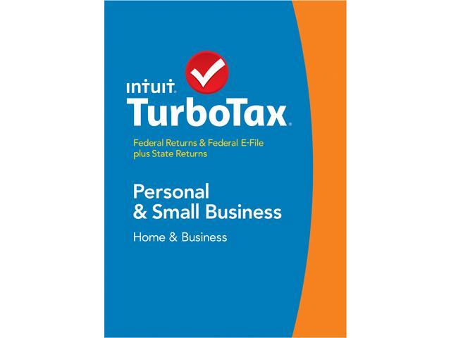 Turbotax home and business software