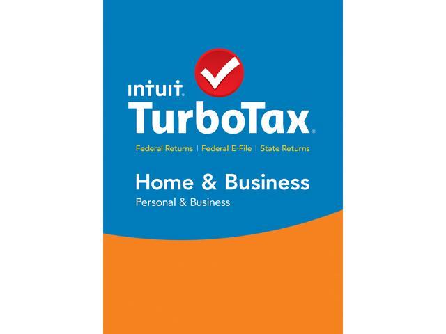 Intuit Turbotax Home Business 2015 Fed State Efile Tax Software