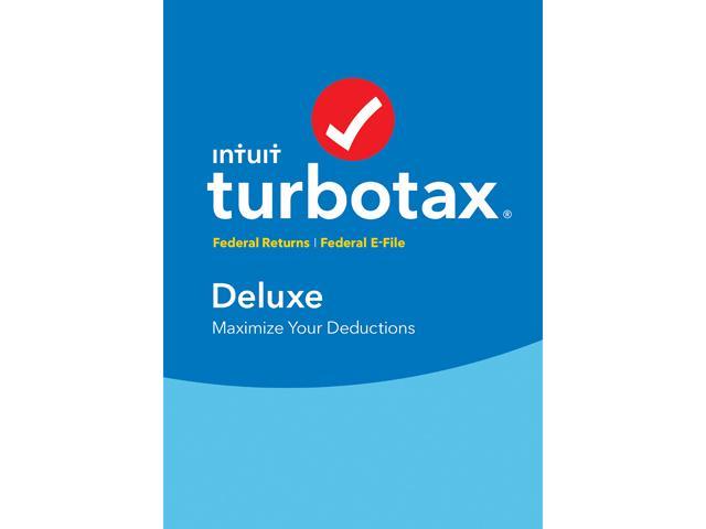Intuit TurboTax Deluxe 2016 Fed + Efile for Windows - Download