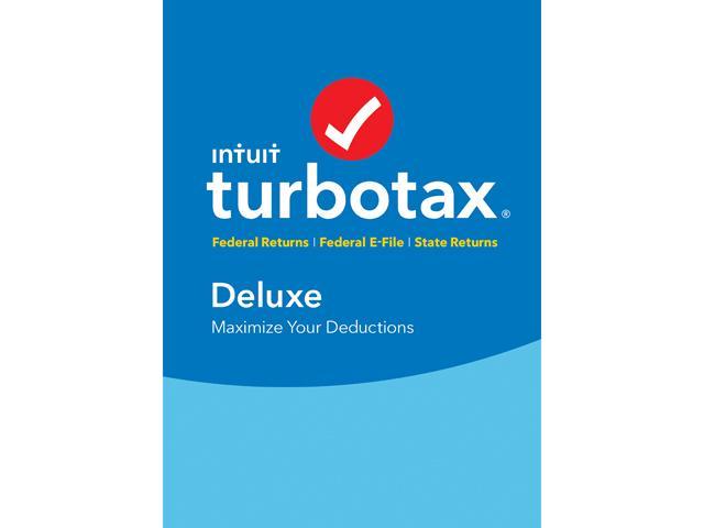 Intuit TurboTax Deluxe 2016 Fed + State + Efile for Windows - Download