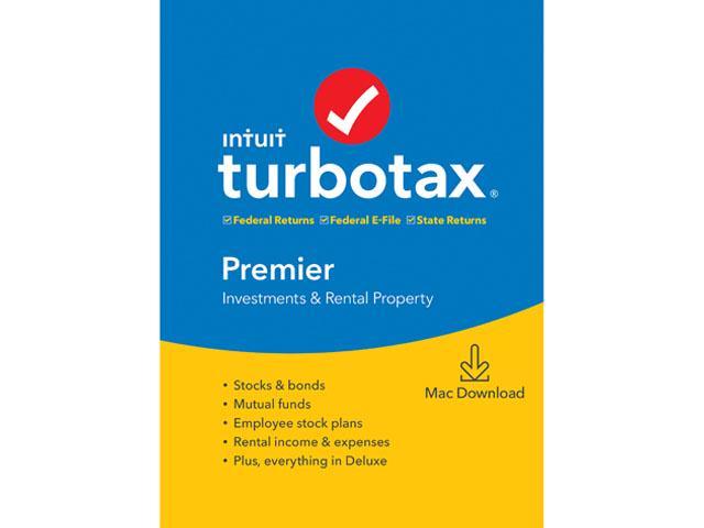 Turbotax Premier State 2019 Mac Download Newegg Com