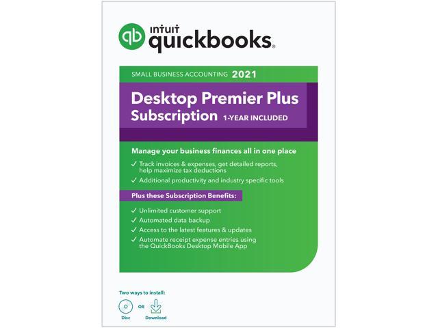 QuickBooks Desktop Premier Plus 2021 (1 Year Subscription) - Newegg.com