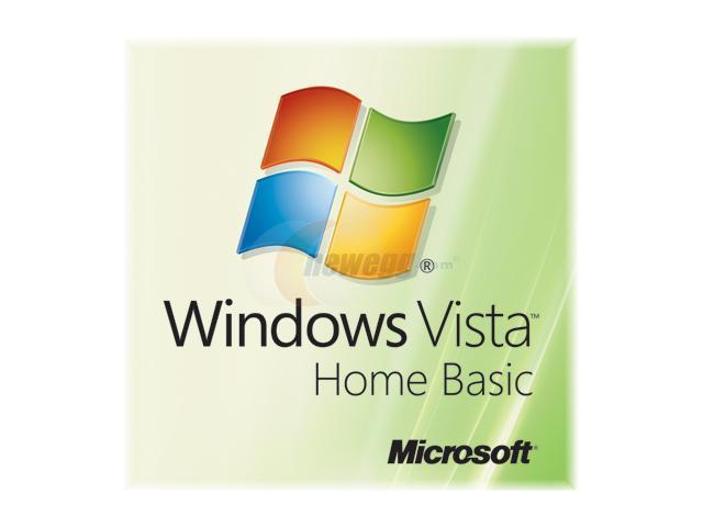 Microsoft Windows Vista Home Basic 64-bit for System Builders - OEM