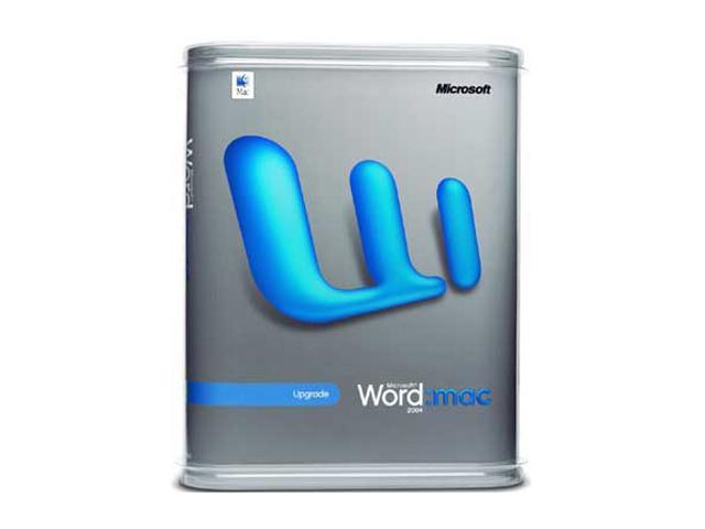 Microsoft Office Word 2004 for Mac Upgrade 