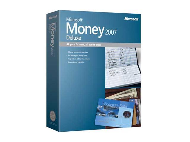 Microsoft Money 2007 Deluxe CD MiniBox