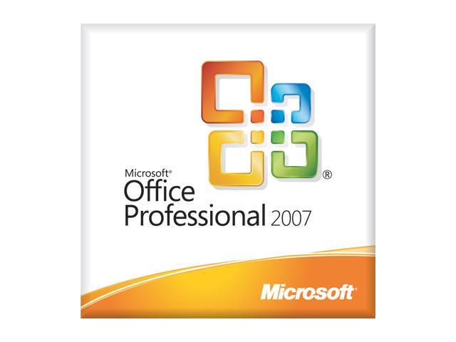 Microsoft Office Professional 2007 Win32 English 3PK DSP OEI (MedialessLicense Kit: Media available by download)